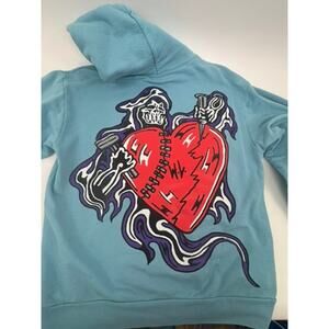 Warren Lotas x Matty Boy 'Broken Heart Reaper' Hoodie - Size L - RARE